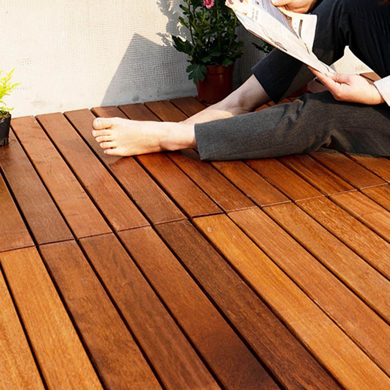 Interlocking Patio Flooring Tiles Solid Wood Waterproof Patio Flooring Tiles Clearhalo 'Home Improvement' 'home_improvement' 'home_improvement_outdoor_deck_tiles_planks' 'Outdoor Deck Tiles & Planks' 'Outdoor Flooring & Tile' 'Outdoor Remodel' 'outdoor_deck_tiles_planks' 1200x1200_3062bc7f-38d9-4731-aead-cdfb46254403