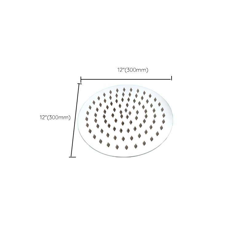 Large Shower Head 304 Stainless Steel Standard Spray Pattern Fixed Shower Head Clearhalo 'Bathroom Remodel & Bathroom Fixtures' 'Home Improvement' 'home_improvement' 'home_improvement_shower_heads' 'Shower Heads' 'shower_heads' 'Showers & Bathtubs Plumbing' 'Showers & Bathtubs' 1200x1200_3069e9bc-6ebe-425e-85cb-6ab98945d936