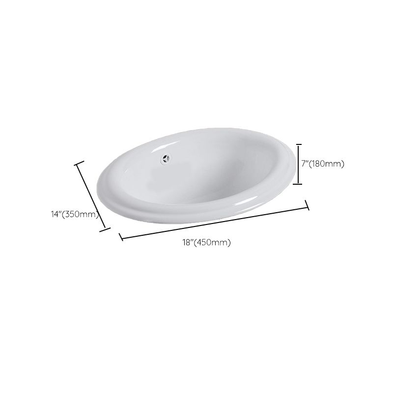 Modern Style Bathroom Sink Oval Porcelain Undermount Bathroom Sink Clearhalo 'Bathroom Remodel & Bathroom Fixtures' 'Bathroom Sinks & Faucet Components' 'Bathroom Sinks' 'bathroom_sink' 'Home Improvement' 'home_improvement' 'home_improvement_bathroom_sink' 1200x1200_30c2398b-1225-4600-b5b0-8a0cd25845ec