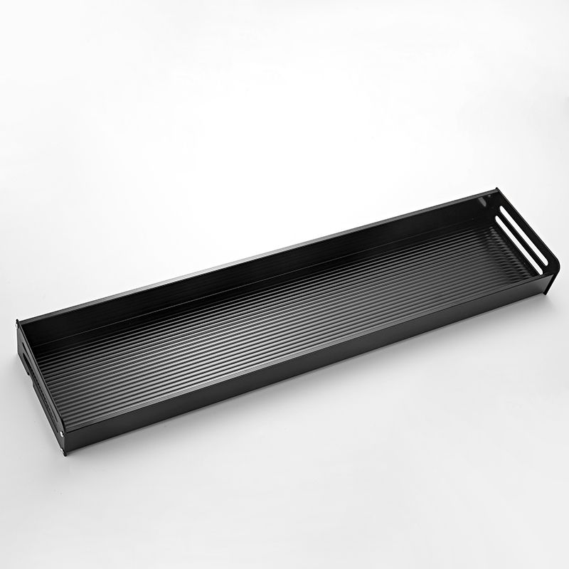 Matte Black Modern Bathroom Accessory Set, Set of 2, Bath Shelf Clearhalo 'Bathroom Hardware Sets' 'Bathroom Hardware' 'Bathroom Remodel & Bathroom Fixtures' 'bathroom_hardware_sets' 'Home Improvement' 'home_improvement' 'home_improvement_bathroom_hardware_sets' 1200x1200_30ce5c12-9093-4304-953c-ec441f6ecfa2