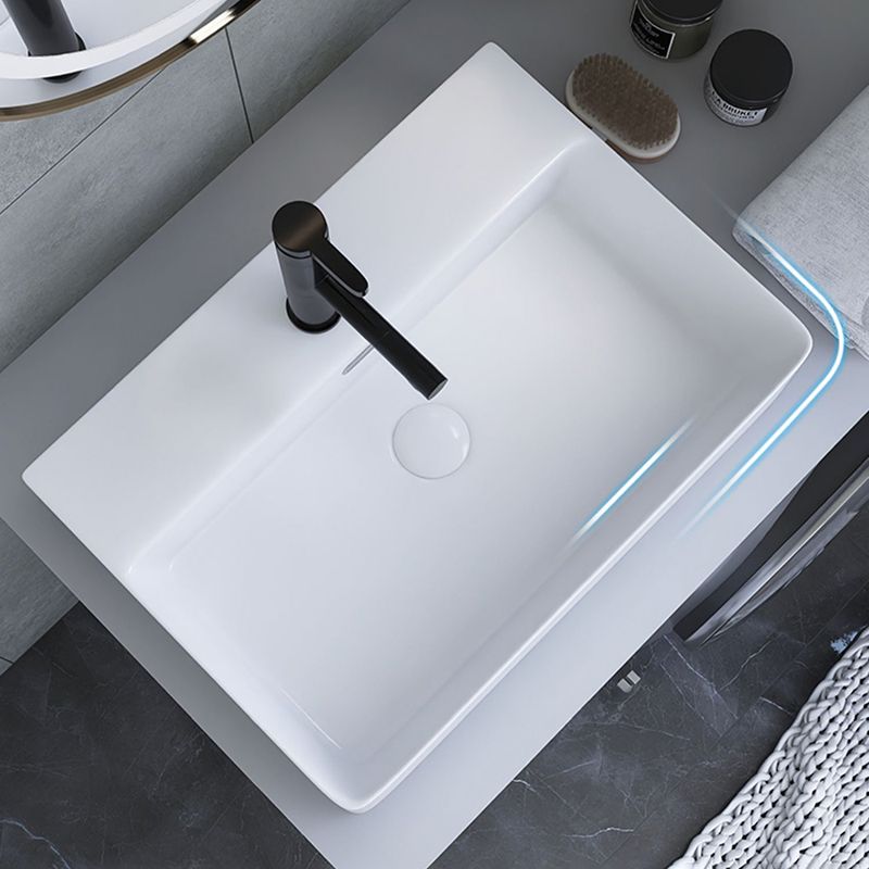 White Trough Bathroom Sink Rectangle Ceramic Trough Bathroom Sink Clearhalo 'Bathroom Remodel & Bathroom Fixtures' 'Bathroom Sinks & Faucet Components' 'Bathroom Sinks' 'bathroom_sink' 'Home Improvement' 'home_improvement' 'home_improvement_bathroom_sink' 1200x1200_30d3e9d5-b981-4ff7-805c-f23c1bc53527