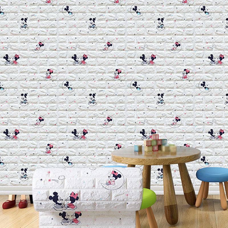 Modern Cartoon Wall Paneling Peel and Stick Wall Ceiling for Bedroom Clearhalo 'Flooring 'Home Improvement' 'home_improvement' 'home_improvement_wall_paneling' 'Wall Paneling' 'wall_paneling' 'Walls & Ceilings' Walls and Ceiling' 1200x1200_30f44159-8f17-436e-8fe7-18469e89e0c5
