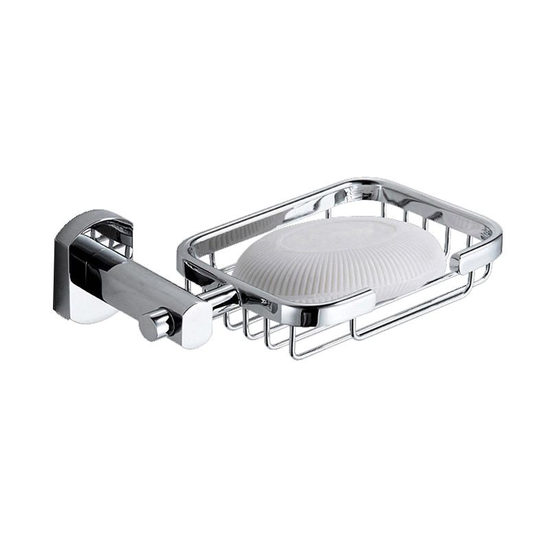 Polished Chrome Modern Bathroom Accessory Set Silver Towel Bar/Bath Shelf Clearhalo 'Bathroom Hardware Sets' 'Bathroom Hardware' 'Bathroom Remodel & Bathroom Fixtures' 'bathroom_hardware_sets' 'Home Improvement' 'home_improvement' 'home_improvement_bathroom_hardware_sets' 1200x1200_313d9ea7-8e50-41c8-9197-777ee5894598