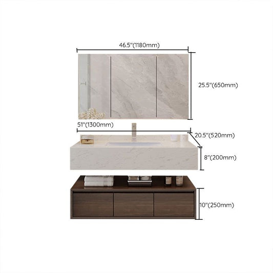 Modern Wall Mount Rectangular Bathroom Vanity Set Sink Included Clearhalo 'Bathroom Remodel & Bathroom Fixtures' 'Bathroom Vanities' 'bathroom_vanities' 'Home Improvement' 'home_improvement' 'home_improvement_bathroom_vanities' 1200x1200_315c6f0f-e256-427a-a66f-362c96aef164