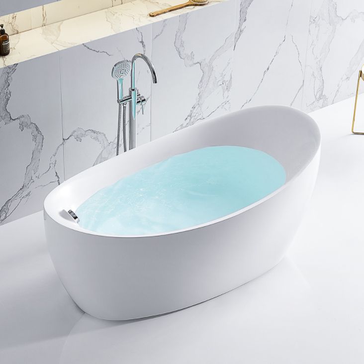 24.61-inch Tall Acrylic Bathtub Modern Freestanding Soaking Bathtub Clearhalo 'Bathroom Remodel & Bathroom Fixtures' 'Bathtubs' 'Home Improvement' 'home_improvement' 'home_improvement_bathtubs' 'Showers & Bathtubs' 1200x1200_3187740b-f69b-4a9d-a3ab-0db1c134e850