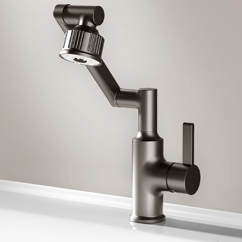 Deck Mounted Copper Tub Faucet Low Arc Robotic Arm Profile Faucet Clearhalo 'bathroom_sink_faucets' 'Conjuntos de Torneiras de Lavatório e Banheiro' 'home_improvement' 'home_improvement_bathroom_sink_faucets' 'Mobiliário Doméstico' 'Página inicial' 'Renovação e equipamento de casa de banho' 'Torneira para lavatório de banheiro' 1200x1200_319a158c-5edc-413f-9571-fb380bad69dd