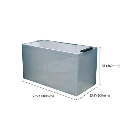 Bathroom Acrylic Apron Front Bathtub Modern Rectangular Bathtub in White Clearhalo 'Bathroom Remodel & Bathroom Fixtures' 'Bathtubs' 'Home Improvement' 'home_improvement' 'home_improvement_bathtubs' 'Showers & Bathtubs' 1200x1200_31abc274-82cb-4154-b5ca-8e70d8beca04