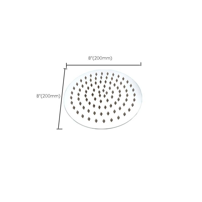 Large Shower Head 304 Stainless Steel Standard Spray Pattern Fixed Shower Head Clearhalo 'Bathroom Remodel & Bathroom Fixtures' 'Home Improvement' 'home_improvement' 'home_improvement_shower_heads' 'Shower Heads' 'shower_heads' 'Showers & Bathtubs Plumbing' 'Showers & Bathtubs' 1200x1200_31e5acf2-ee0d-4d8b-bf3d-b8a58b60a904