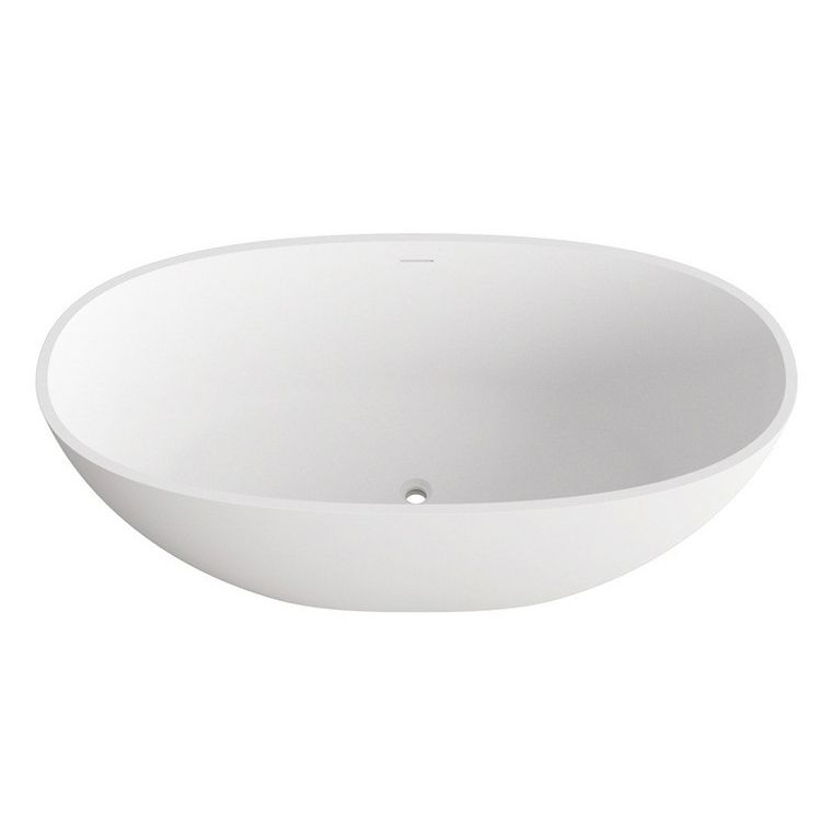 Oval Stone Soaking Bathtub Antique Finish Freestanding Bath Tub Clearhalo 'Bathroom Remodel & Bathroom Fixtures' 'Bathtubs' 'Home Improvement' 'home_improvement' 'home_improvement_bathtubs' 'Showers & Bathtubs' 1200x1200_31eaab9d-82a1-4c2b-b150-113fb8b2de61