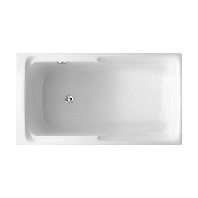 Back to Wall Small Tub Modern Soaking Rectangular Bathroom Bathtub Clearhalo 'Bathroom Remodel & Bathroom Fixtures' 'Bathtubs' 'Home Improvement' 'home_improvement' 'home_improvement_bathtubs' 'Showers & Bathtubs' 1200x1200_31f741cd-8047-4894-9f5e-f5ee4758b5f3