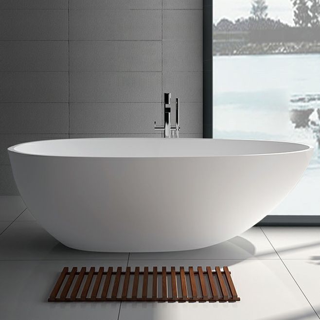 Stone Soaking Roll Top Bathtub Antique Finish Freestanding Bath Tub Clearhalo 'Bathroom Remodel & Bathroom Fixtures' 'Bathtubs' 'Home Improvement' 'home_improvement' 'home_improvement_bathtubs' 'Showers & Bathtubs' 1200x1200_323457b5-39f6-46be-acdb-244c989f8d75