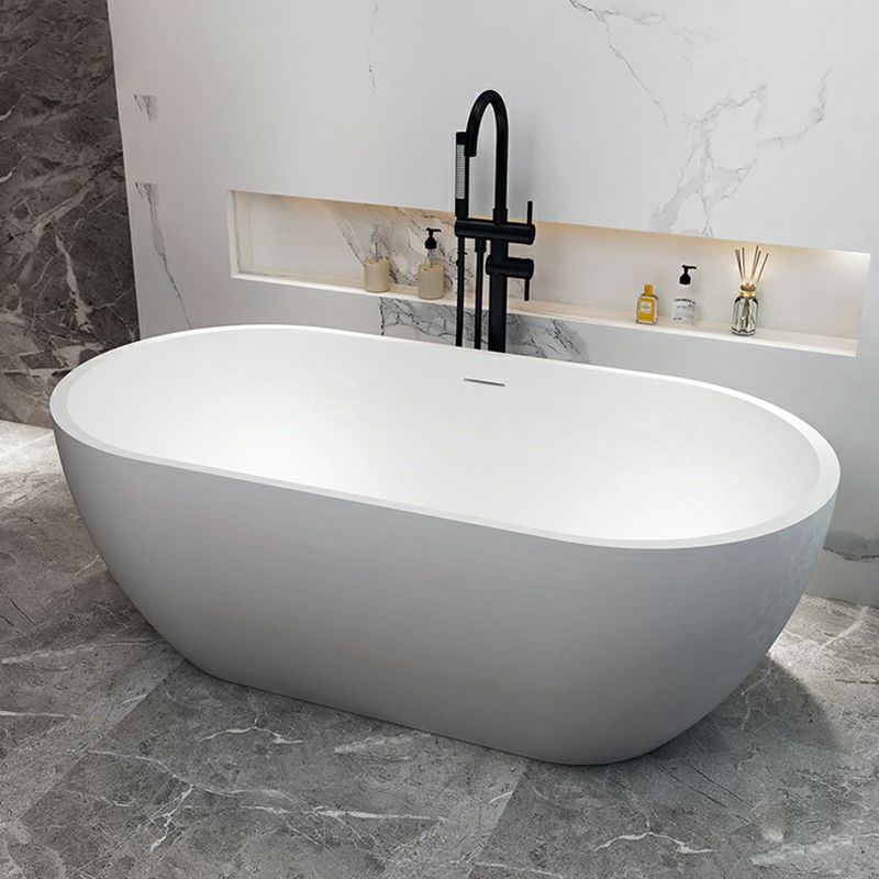 Stone Soaking Oval Bathtub Antique Finish Freestanding Bath Tub Clearhalo 'Bathroom Remodel & Bathroom Fixtures' 'Bathtubs' 'Home Improvement' 'home_improvement' 'home_improvement_bathtubs' 'Showers & Bathtubs' 1200x1200_3247d884-f5f5-4523-8f79-40db192f11f0