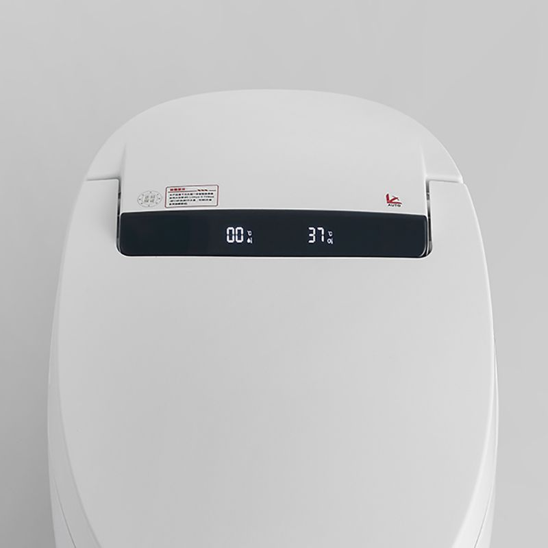 Elongated Smart Toilet Seat Bidet White Floor Standing Bidet Seat with Heated Seat Clearhalo 'Bathroom Remodel & Bathroom Fixtures' 'Bidets' 'Home Improvement' 'home_improvement' 'home_improvement_bidets' 'Toilets & Bidets' 1200x1200_324abf00-d48a-4972-9278-e29a4678b5a5