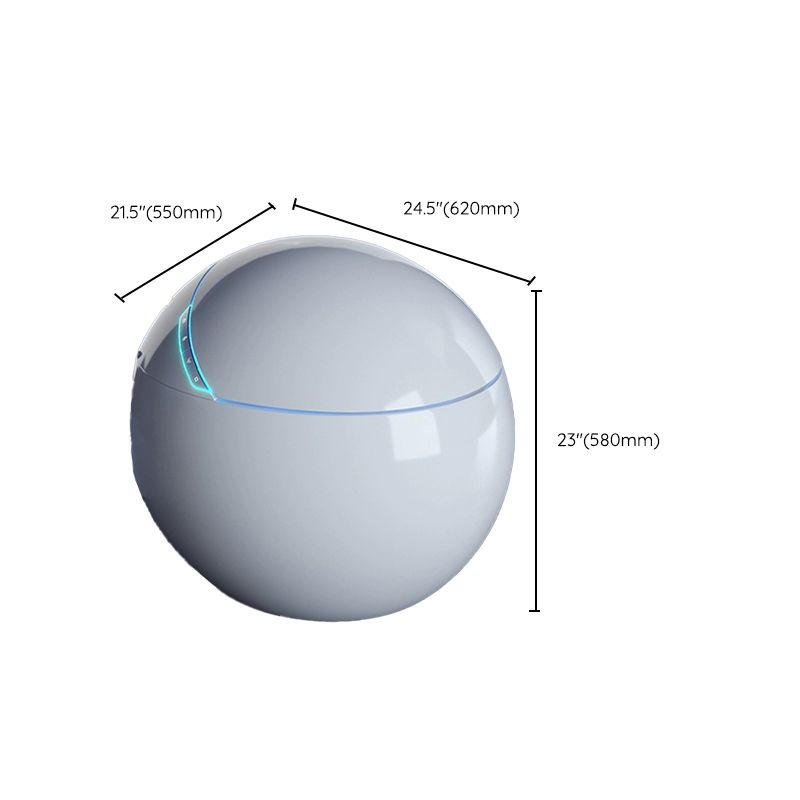 Modern Round Floor Mount Bidet with Water Pressure Control and Heated Seat Clearhalo 'Bathroom Remodel & Bathroom Fixtures' 'Bidets' 'Home Improvement' 'home_improvement' 'home_improvement_bidets' 'Toilets & Bidets' 1200x1200_324f0589-0563-4969-8b1d-37c4f2cce139