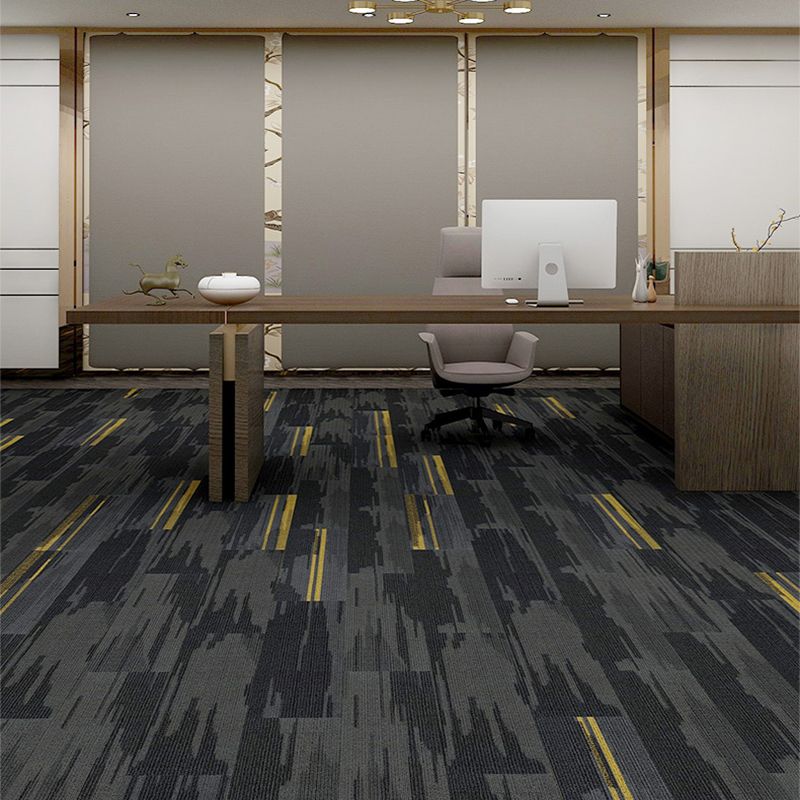 Office Room Carpet Tiles Level Loop Geometric Print Carpet Tiles Clearhalo 'Carpet Tiles & Carpet Squares' 'carpet_tiles_carpet_squares' 'Flooring 'Home Improvement' 'home_improvement' 'home_improvement_carpet_tiles_carpet_squares' Walls and Ceiling' 1200x1200_326c1ff2-cd12-40b8-9b55-c11b3ba4eddc