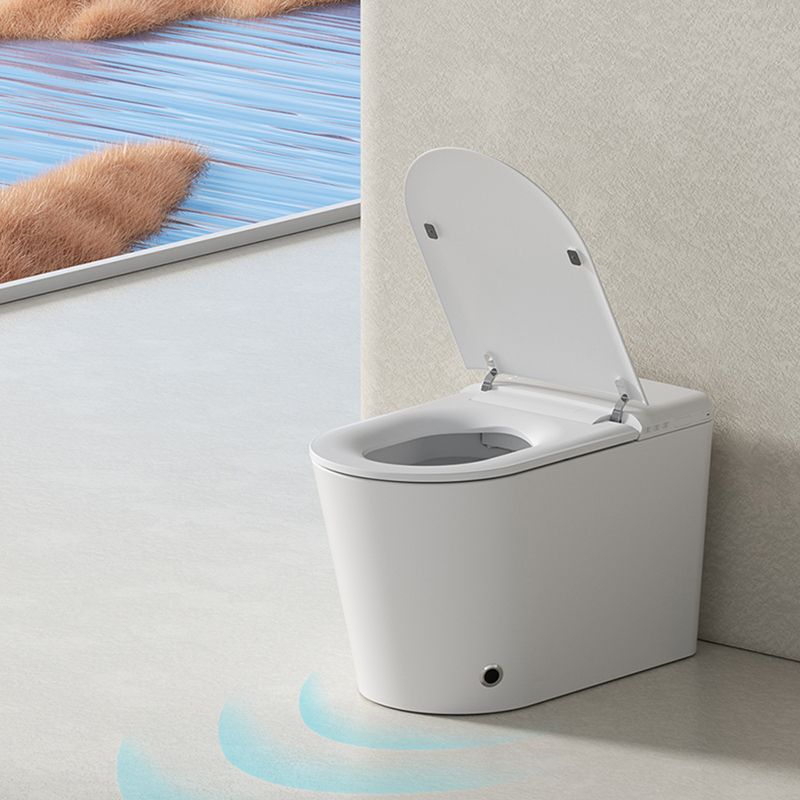 15.7"w Ceramic Smart Floor Mount Bidet in White with Heated Seat Clearhalo 'Bathroom Remodel & Bathroom Fixtures' 'Bidets' 'Home Improvement' 'home_improvement' 'home_improvement_bidets' 'Toilets & Bidets' 1200x1200_327e0c00-bff6-45ec-be97-07aca822bd49