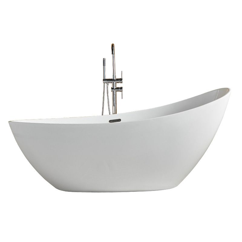 Modern Single Slipper Bathtub Acrylic with Center-Front Drain Tub Clearhalo 'Bathroom Remodel & Bathroom Fixtures' 'Bathtubs' 'Home Improvement' 'home_improvement' 'home_improvement_bathtubs' 'Showers & Bathtubs' 1200x1200_328cc2cc-68b3-4b95-86c5-9eef1719fd10