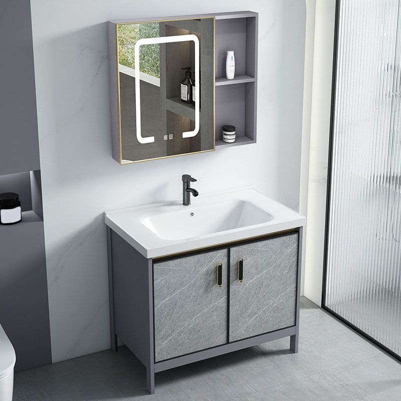 Modern Bathroom Sink Vanity Freestanding Faucet Included Bathroom Vanity Set Clearhalo 'Bathroom Remodel & Bathroom Fixtures' 'Bathroom Vanities' 'bathroom_vanities' 'Home Improvement' 'home_improvement' 'home_improvement_bathroom_vanities' 1200x1200_32a321cc-5375-495c-95c3-3bc6544829fa