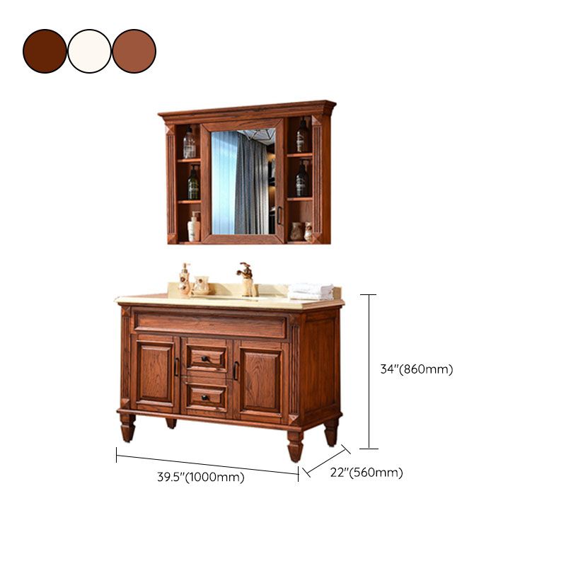 Freestanding Mirror Included Bathroom Sink Vanity with Sink Faucet Clearhalo 'Bathroom Remodel & Bathroom Fixtures' 'Bathroom Vanities' 'bathroom_vanities' 'Home Improvement' 'home_improvement' 'home_improvement_bathroom_vanities' 1200x1200_32a7daa5-a7b7-494b-bb82-22f5f51196a5