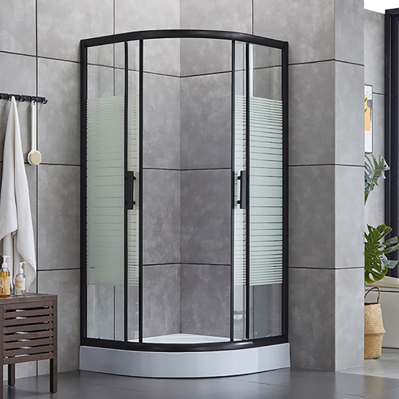  Goodyo - Puerta de ducha Vidrio templado transparente Mampara  de ducha sin marco Acabado en negro : Herramientas y Mejoras del Hogar