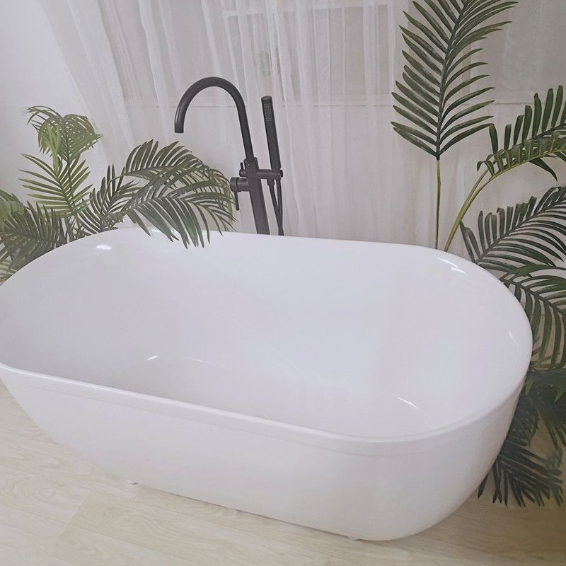 Freestanding Antique Finish Bathtub Soaking Back to Wall Bath Tub Clearhalo 'Bathroom Remodel & Bathroom Fixtures' 'Bathtubs' 'Home Improvement' 'home_improvement' 'home_improvement_bathtubs' 'Showers & Bathtubs' 1200x1200_33101571-ec6e-4854-af41-911fb7dd2c4f