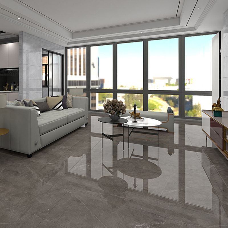 Floor Wall Tile Indoor Polished Marble Print Living Room Ceramic Tile Clearhalo 'Floor Tiles & Wall Tiles' 'floor_tiles_wall_tiles' 'Flooring 'Home Improvement' 'home_improvement' 'home_improvement_floor_tiles_wall_tiles' Walls and Ceiling' 1200x1200_338111e4-249c-40d5-99b3-810ca340c577