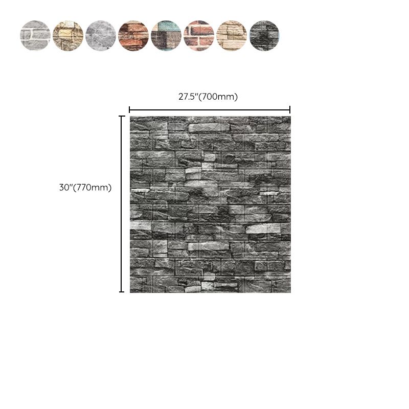 Artificial Stone Wall Plate Industrial Style Simple Home Living Room Wall Panel (10-piece) Clearhalo 'Flooring 'Home Improvement' 'home_improvement' 'home_improvement_wall_paneling' 'Wall Paneling' 'wall_paneling' 'Walls & Ceilings' Walls and Ceiling' 1200x1200_33c6ea25-7fa6-4099-a860-87905f657169
