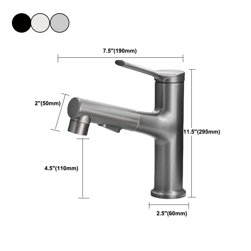 Modern Vessel Faucet Brass Single Handle Low Arc Vessel Faucet for Home Clearhalo 'bathroom_sink_faucets' 'Conjunta de Baño y Conjunta de Grifo' 'Coronamiento de Baño y Dispositivo de Baño' 'Grifo del lavabo del baño' 'Hogar' 'home_improvement' 'home_improvement_bathroom_sink_faucets' 'Mejoras para el hogar' 1200x1200_33cf826c-6de2-4d13-a6e2-8d19e1bc12bc