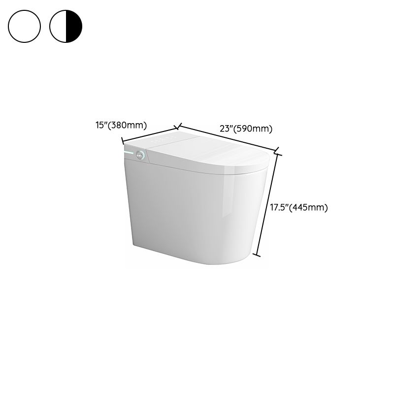 White Elongated Stain Resistant Floor Mount Bidet with Heated Seat Clearhalo 'Bathroom Remodel & Bathroom Fixtures' 'Bidets' 'Home Improvement' 'home_improvement' 'home_improvement_bidets' 'Toilets & Bidets' 1200x1200_340b4735-71fc-4f52-80a5-44fc5b8143a4