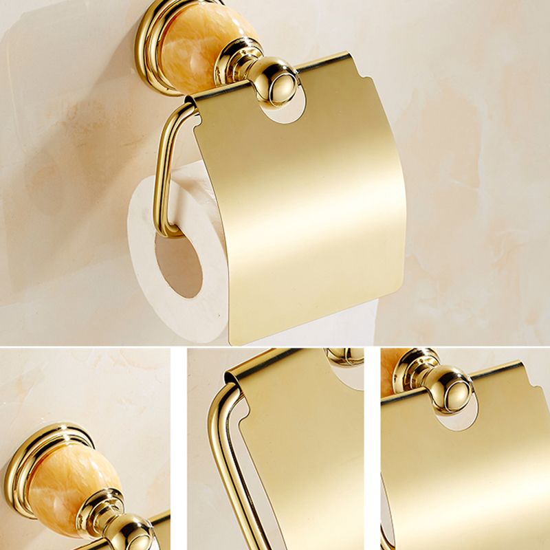 Polished Gold Bathroom Set Metal Bathroom Accessories Hardware Set Clearhalo 'Bathroom Hardware Sets' 'Bathroom Hardware' 'Bathroom Remodel & Bathroom Fixtures' 'bathroom_hardware_sets' 'Home Improvement' 'home_improvement' 'home_improvement_bathroom_hardware_sets' 1200x1200_340caaa6-99f8-46d8-996d-408e9c0311b8