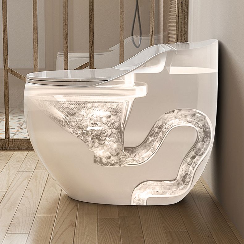 Modern Floor Mount Toilet Bowl One Piece Toilet with Seat for Bathroom Clearhalo 'Bathroom Remodel & Bathroom Fixtures' 'Home Improvement' 'home_improvement' 'home_improvement_toilets' 'Toilets & Bidets' 'Toilets' 1200x1200_34589863-54b8-44e7-9056-ddaecde60176