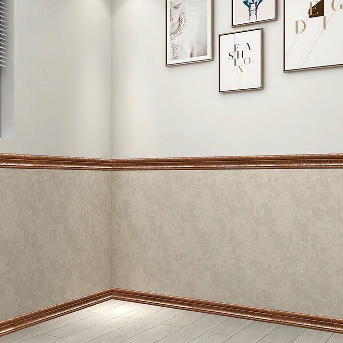 Modern PVC Baseboard Smooth Baseboard 3D Living Room Set of 1 Clearhalo 'Flooring 'Home Improvement' 'home_improvement' 'home_improvement_wall_paneling' 'Wall Paneling' 'wall_paneling' 'Walls & Ceilings' Walls and Ceiling' 1200x1200_34793365-7c58-4ee5-9b2d-ce454f863b35