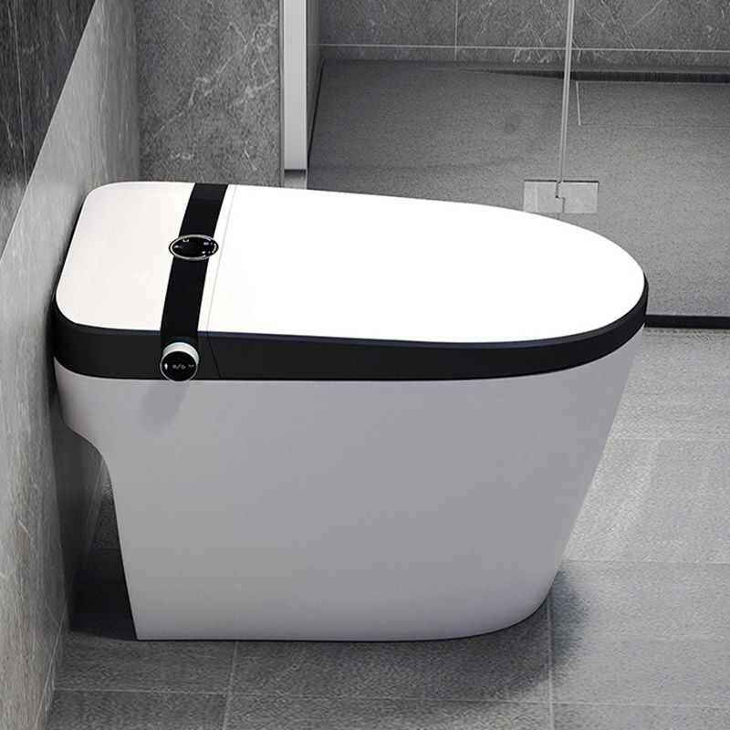 Modern Skirted White Heated Seat Toilet ABS Floor Mounted Flush Toilet with Seat Clearhalo 'Bathroom Remodel & Bathroom Fixtures' 'Home Improvement' 'home_improvement' 'home_improvement_toilets' 'Toilets & Bidets' 'Toilets' 1200x1200_348a98e8-2477-49cb-b5b1-565eb19635d7