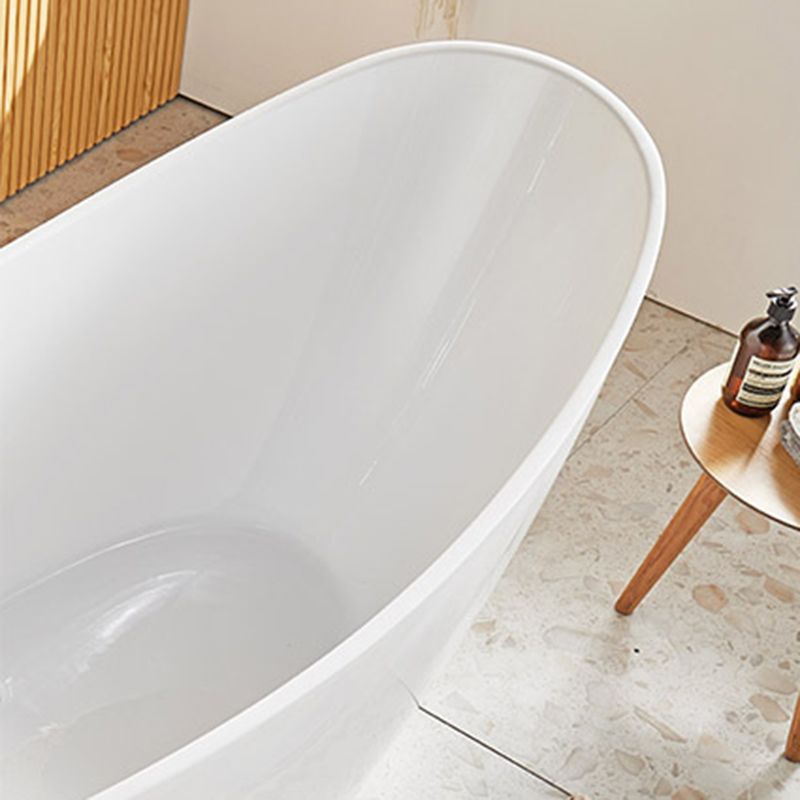 Modern Single Slipper Bathtub Acrylic with Center-Front Drain Tub Clearhalo 'Bathroom Remodel & Bathroom Fixtures' 'Bathtubs' 'Home Improvement' 'home_improvement' 'home_improvement_bathtubs' 'Showers & Bathtubs' 1200x1200_34afcf55-5fbd-49dc-85f3-3af5d33bc7b1