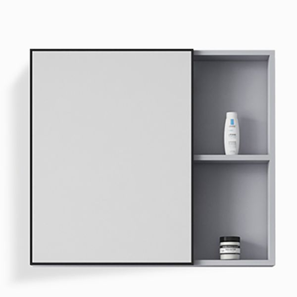 White Bath Vanity Single Sink Wall Mounted Faucet Drawers Metal Frame Vanity with Mirror Clearhalo 'Bathroom Remodel & Bathroom Fixtures' 'Bathroom Vanities' 'bathroom_vanities' 'Home Improvement' 'home_improvement' 'home_improvement_bathroom_vanities' 1200x1200_34c73275-103c-478d-890c-8f6c3e970207