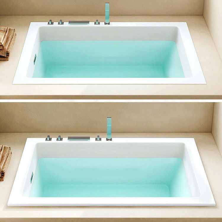 Modern Drop-in Acrylic Bathtub Rectangle Soaking/Whirlpool Bathtub Clearhalo 'Bathroom Remodel & Bathroom Fixtures' 'Bathtubs' 'Home Improvement' 'home_improvement' 'home_improvement_bathtubs' 'Showers & Bathtubs' 1200x1200_34cd82b2-ebd1-4728-8d2b-f0c2affc3b59