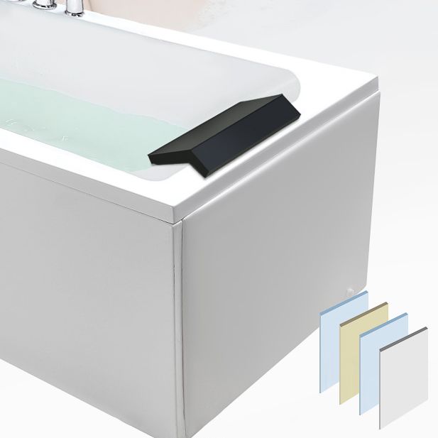 Modern Rectangular Bath Stand Acrylic Alone Soaking White Bathtub Clearhalo 'Bathroom Remodel & Bathroom Fixtures' 'Bathtubs' 'Home Improvement' 'home_improvement' 'home_improvement_bathtubs' 'Showers & Bathtubs' 1200x1200_350a7ff7-97e8-4a25-abff-69e3795bad46