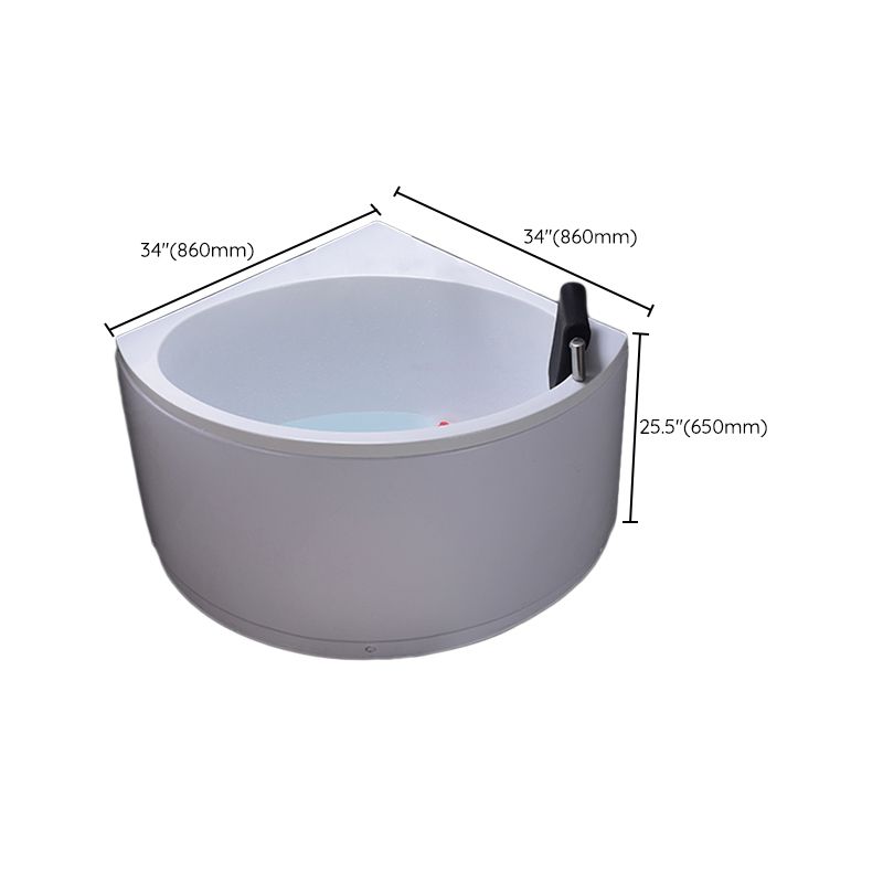 Flat Bottom Soaking Bathtub Antique Finish Corner Modern Bath Tub Clearhalo 'Bathroom Remodel & Bathroom Fixtures' 'Bathtubs' 'Home Improvement' 'home_improvement' 'home_improvement_bathtubs' 'Showers & Bathtubs' 1200x1200_3515ab00-b38e-4e65-99fd-6dd141732ecc