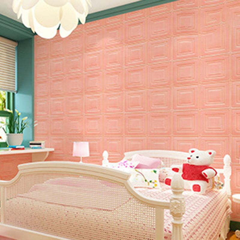 Contemporary Wall Plank 3D Brick Wall Panels, Waterproof Set of 2 Clearhalo 'Flooring 'Home Improvement' 'home_improvement' 'home_improvement_wall_paneling' 'Wall Paneling' 'wall_paneling' 'Walls & Ceilings' Walls and Ceiling' 1200x1200_35ad269b-84e3-4982-ae63-4cc99207e5ec