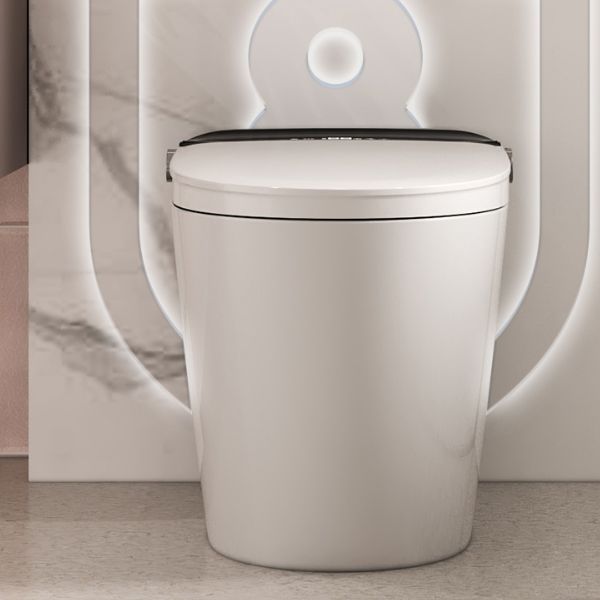 Elongated Ceramic Smart Bidet Toilet Seat with Heated Seat - 16.7" W Clearhalo 'Bathroom Remodel & Bathroom Fixtures' 'Bidets' 'Home Improvement' 'home_improvement' 'home_improvement_bidets' 'Toilets & Bidets' 1200x1200_35c111f9-e37e-4c5c-a002-863d0898c5e1