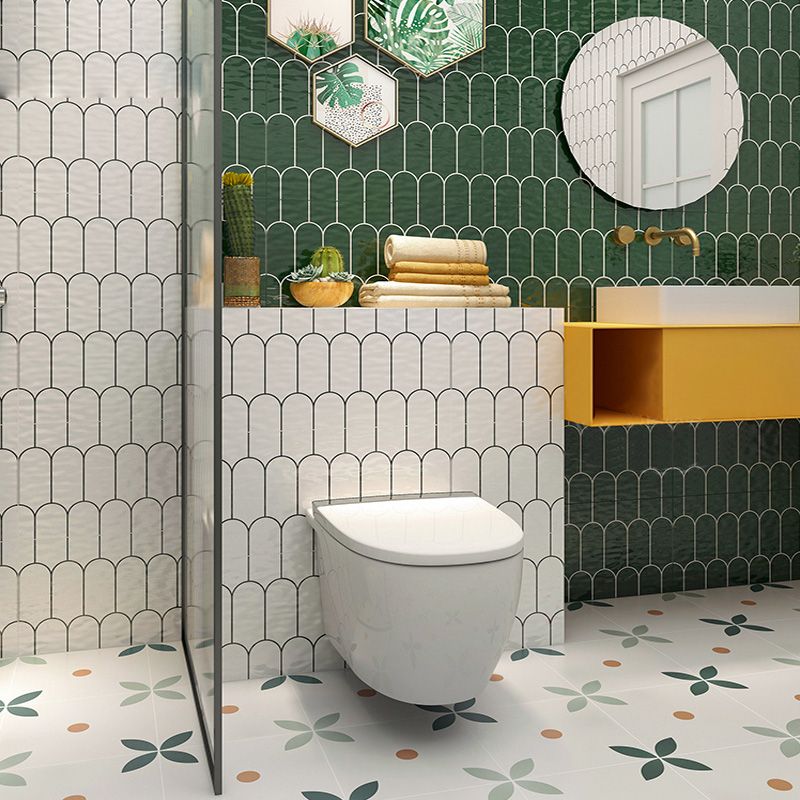 Modern Style Floor Tile Rectangle Straight Edge Floor Tile for Bathroom Clearhalo 'Floor Tiles & Wall Tiles' 'floor_tiles_wall_tiles' 'Flooring 'Home Improvement' 'home_improvement' 'home_improvement_floor_tiles_wall_tiles' Walls and Ceiling' 1200x1200_35c4c1a0-ebdb-4514-9cdf-d06318e3f626