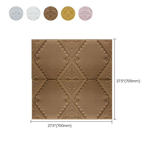 Modern Wall Panels Waterproof 3D Floral Print Peel and Stick Wall Paneling Clearhalo 'Flooring 'Home Improvement' 'home_improvement' 'home_improvement_wall_paneling' 'Wall Paneling' 'wall_paneling' 'Walls & Ceilings' Walls and Ceiling' 1200x1200_35ee212d-60cd-48c0-bfaa-3416d86773f1