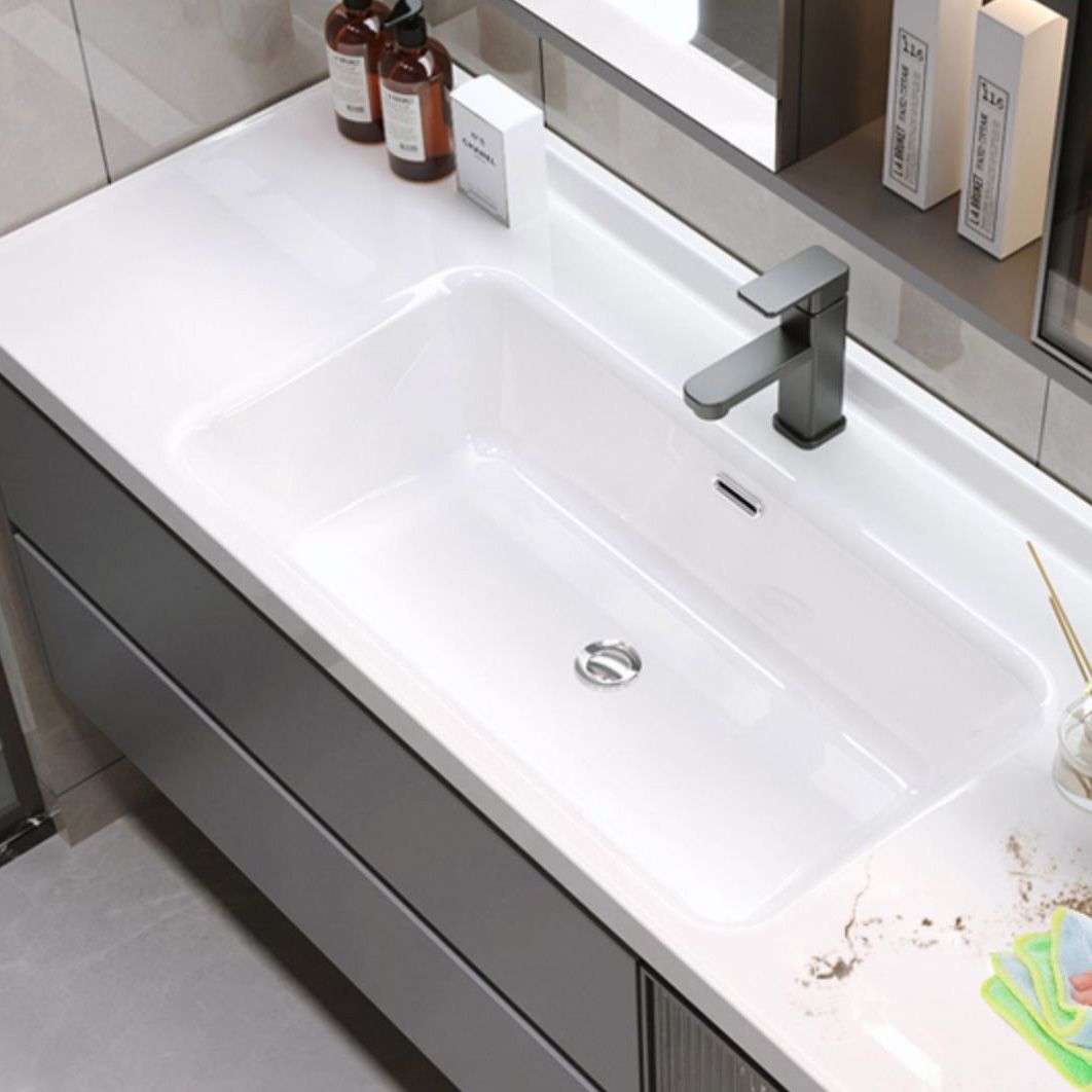 Wall Mount Sink Included Bathroom Sink Vanity with Mirror Sink Clearhalo 'Bathroom Remodel & Bathroom Fixtures' 'Bathroom Vanities' 'bathroom_vanities' 'Home Improvement' 'home_improvement' 'home_improvement_bathroom_vanities' 1200x1200_364a757e-80ff-4d5a-b063-232cccb0c8dc