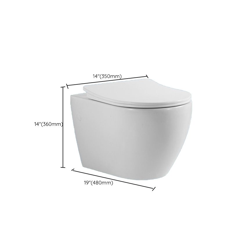 Modern Ceramic Flush Toilet Wall Mount White Urine Toilet for Washroom Clearhalo 'Bathroom Remodel & Bathroom Fixtures' 'Home Improvement' 'home_improvement' 'home_improvement_toilets' 'Toilets & Bidets' 'Toilets' 1200x1200_36b8a7d3-182b-416c-b68b-24bb2ee8da06