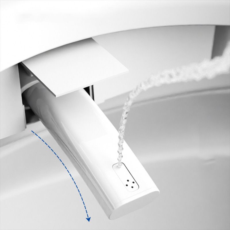 Elongated Ceramic Foot Sensor Contemporary White Floor Mount Bidet Clearhalo 'Bathroom Remodel & Bathroom Fixtures' 'Bidets' 'Home Improvement' 'home_improvement' 'home_improvement_bidets' 'Toilets & Bidets' 1200x1200_3703b649-5a35-4d10-bee9-4cb10cb52157