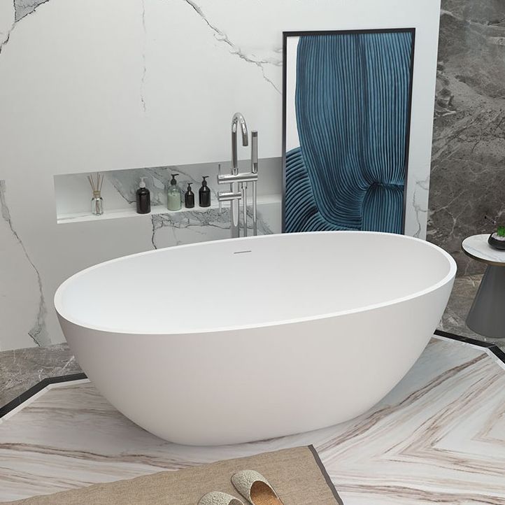 Stone Soaking Bathtub Antique Finish Freestanding Modern Bath Tub Clearhalo 'Bathroom Remodel & Bathroom Fixtures' 'Bathtubs' 'Home Improvement' 'home_improvement' 'home_improvement_bathtubs' 'Showers & Bathtubs' 1200x1200_37071cfb-2b41-4ded-8f30-35725135d8cc