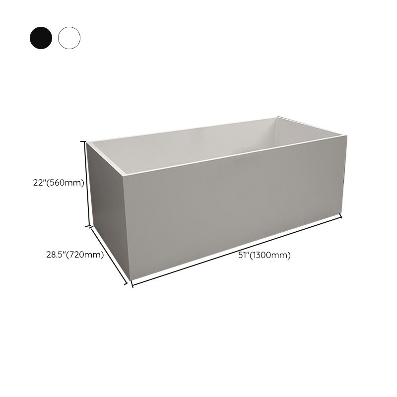 Modern Soaking Freestanding Bath Tub Stone Bathroom Bathtub with Overflow Trim Clearhalo 'Bathroom Remodel & Bathroom Fixtures' 'Bathtubs' 'Home Improvement' 'home_improvement' 'home_improvement_bathtubs' 'Showers & Bathtubs' 1200x1200_37304399-f6a7-43eb-bedd-2cf04a6fee01