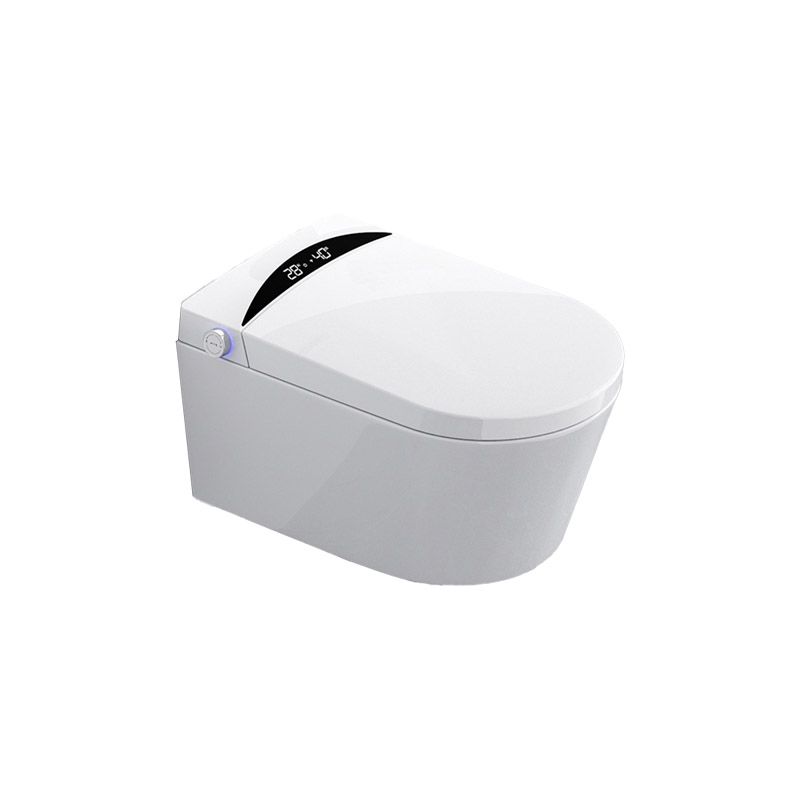 Contemporary 1-Piece Toilet Bowl In-Wall Urine Toilet with Slow Close Seat for Washroom Clearhalo 'Bathroom Remodel & Bathroom Fixtures' 'Home Improvement' 'home_improvement' 'home_improvement_toilets' 'Toilets & Bidets' 'Toilets' 1200x1200_3750881d-08e9-4956-988f-f105e8a8e3c2