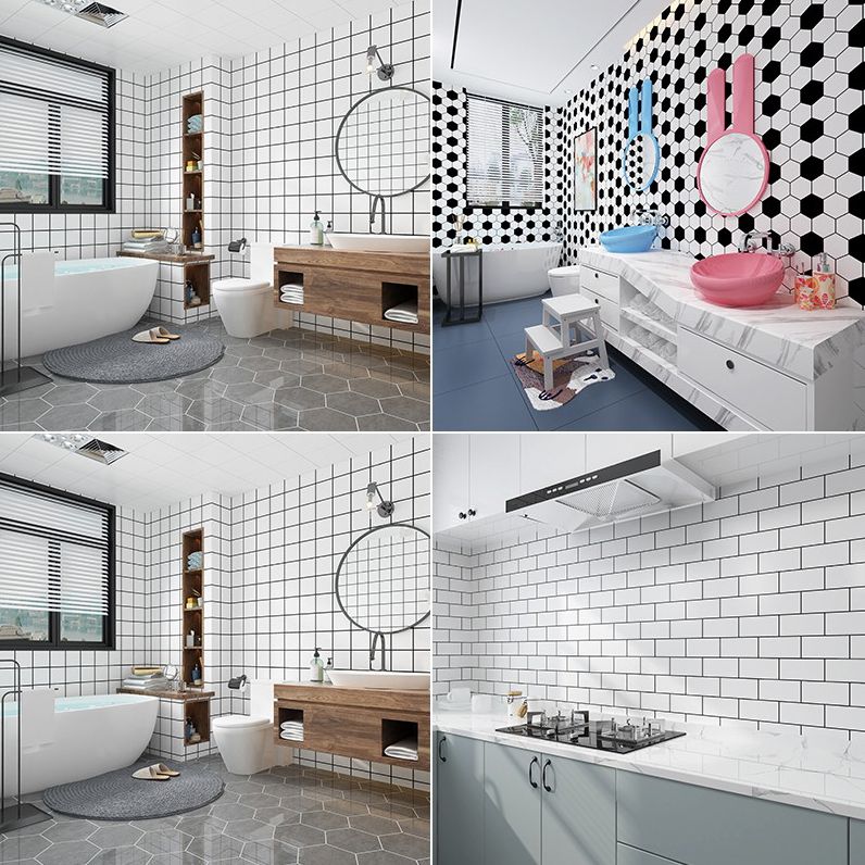 12" x 24" Marbling Single Tile Waterproof Backsplash Wall Tile for Bathroom Clearhalo 'Flooring 'Home Improvement' 'home_improvement' 'home_improvement_peel_stick_blacksplash' 'Peel & Stick Backsplash Tile' 'peel_stick_blacksplash' 'Walls & Ceilings' Walls and Ceiling' 1200x1200_379a9785-1939-4246-b4b4-b45c63f80d1d