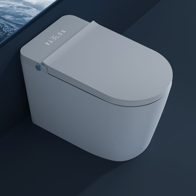 Contemporary White Leak-Proof Ceramic Foot Sensor Smart Toilet Clearhalo 'Bathroom Remodel & Bathroom Fixtures' 'Bidets' 'Home Improvement' 'home_improvement' 'home_improvement_bidets' 'Toilets & Bidets' 1200x1200_379b49d4-5a83-43f1-9558-8c6c4efa6e7c